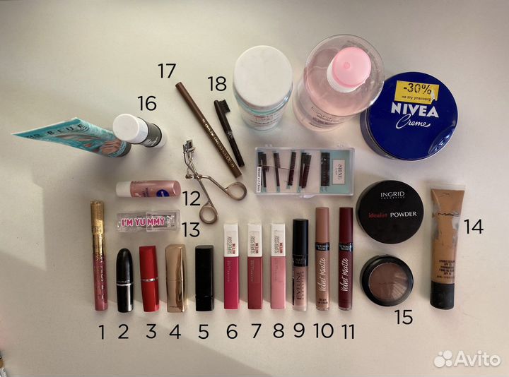 Набор косметики пакетом