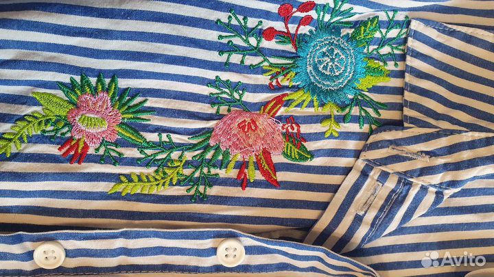 Рубашка для девочки р.122