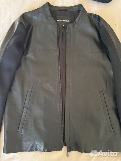 Кожаная куртка мужская