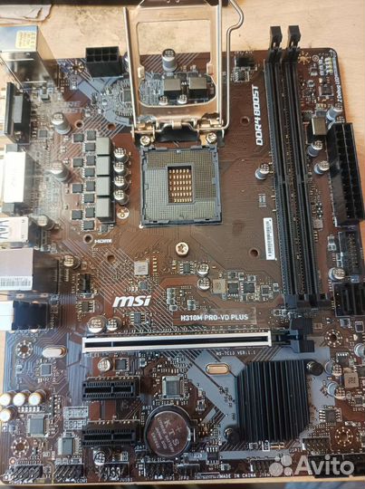 Материнская плата Msi h310m pro vdh plus