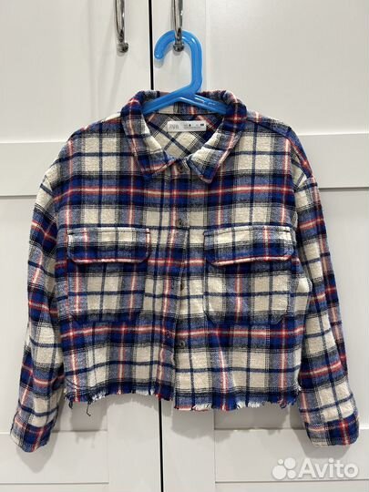 Рубашка теплая для девочки zara