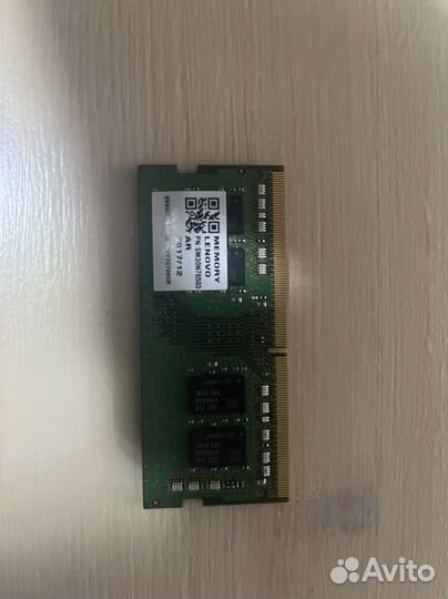 Samsung 4gb DDR4 sodimm 2400 мгц
