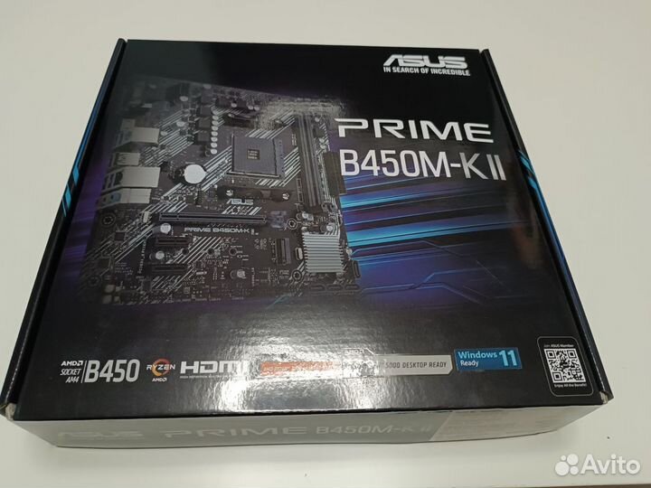 Новые/Asus Prime B450M-K II + Ryzen 5 2600
