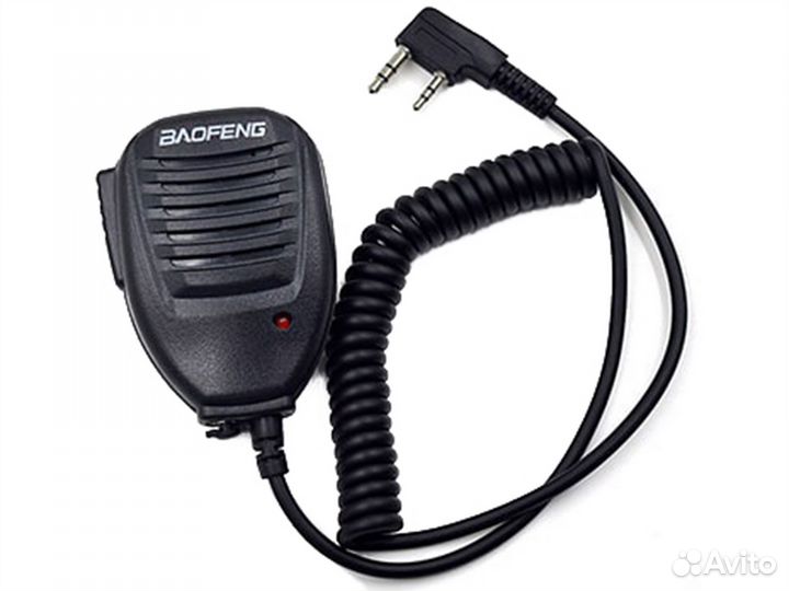 Тангента для раций Baofeng (разъём Kenwood 2 PIN)