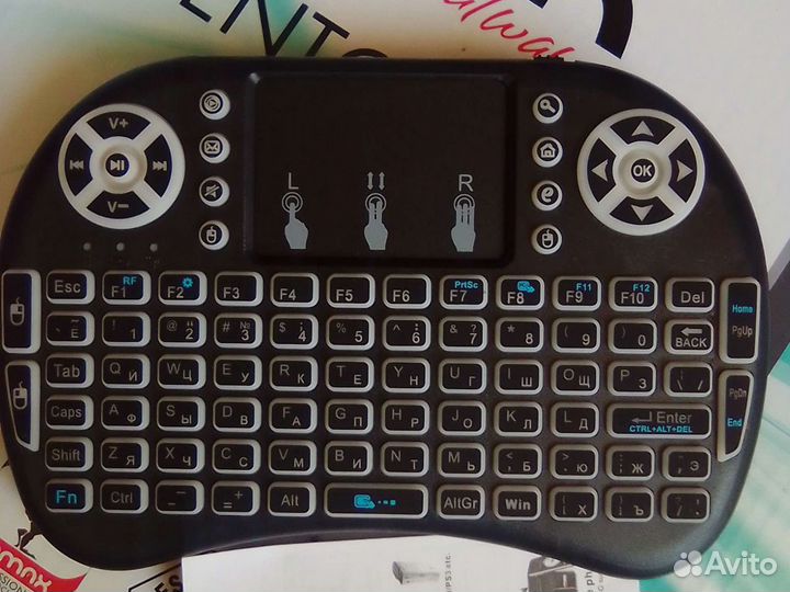Клавиатура беспроводная с мышкой новая