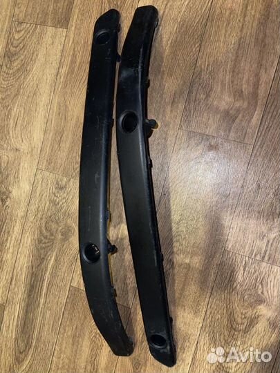 Накладка на передний М-бампер бмв 5 е39 (2 шт.)