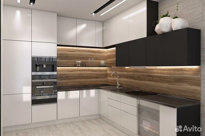 Кухни на заказ. Модель 4616