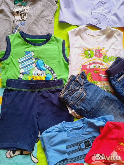 Продам вещи б/у для мальчика пакетом размер 110