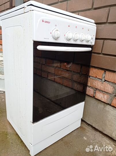 Газовая плита gefest 3200-06, белая