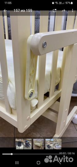 Кровать-колыбель мой малыш, Белый