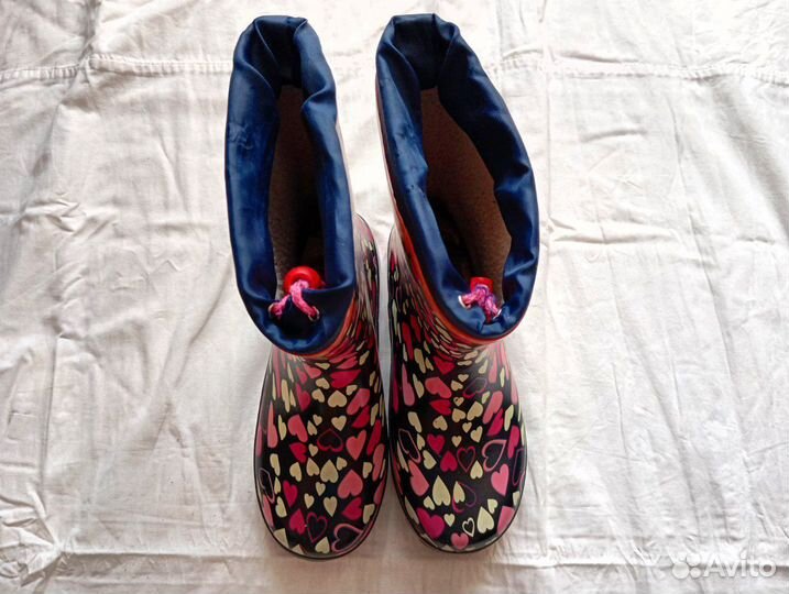 Детские резиновые сапоги