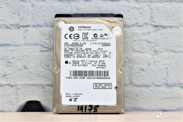HDD Диск для ноутбука Hitachi 320 GB SATA 2.5