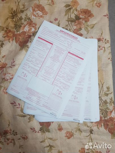 Чистые бланки европротокола о дтп