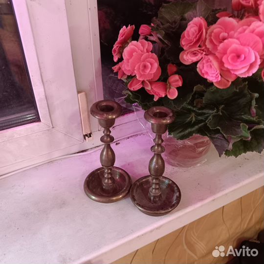 Подсвечник латунь бронза