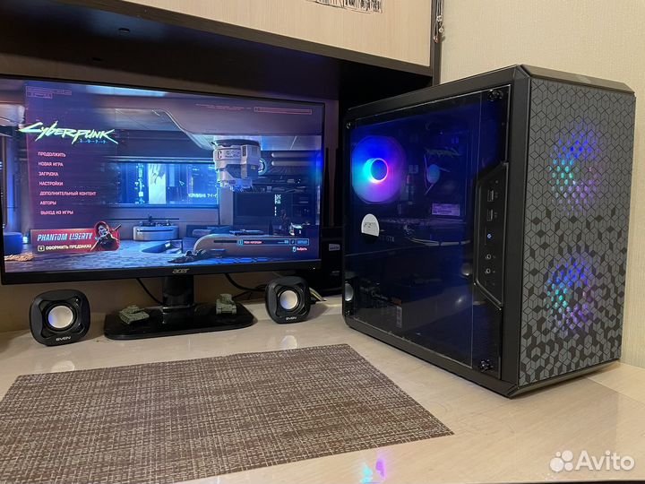 Игровой системный блок i3-10100f+gtx1660+16Gb