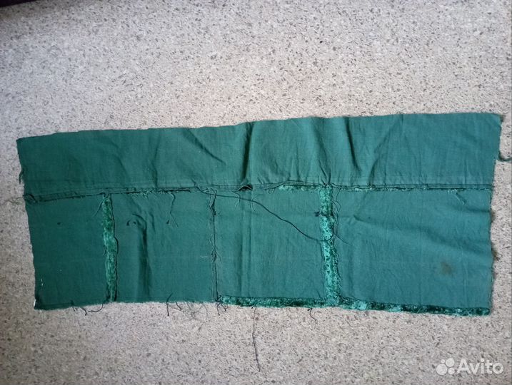 Плюш зелёный СССР