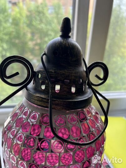 Витражная лампа