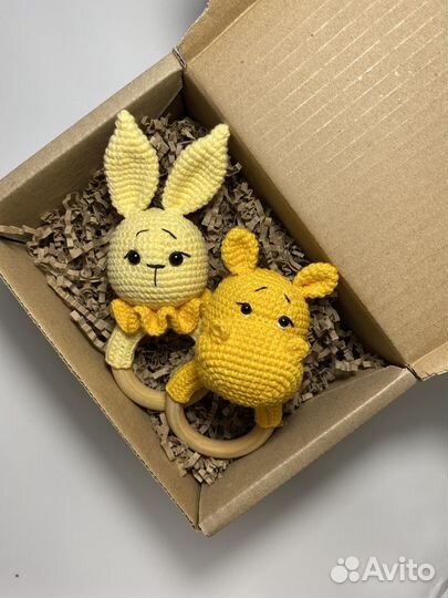 Вязаные погремушки