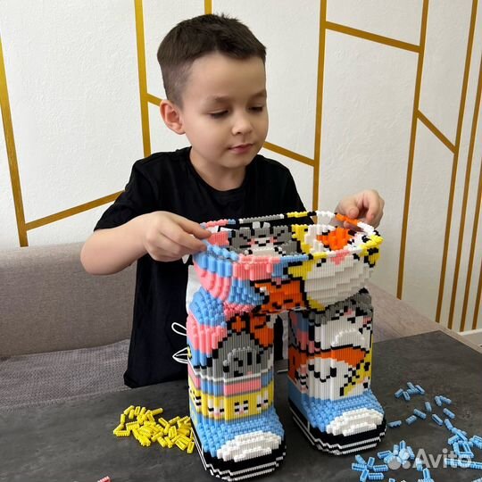 3D конструктор, 80см, лего