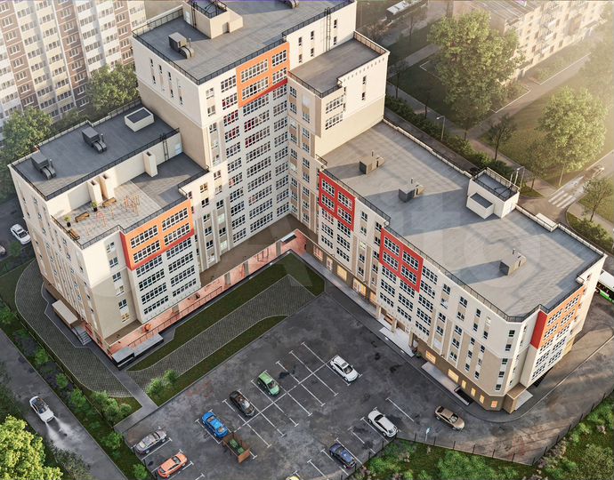 2-к. квартира, 50,9 м², 7/12 эт.