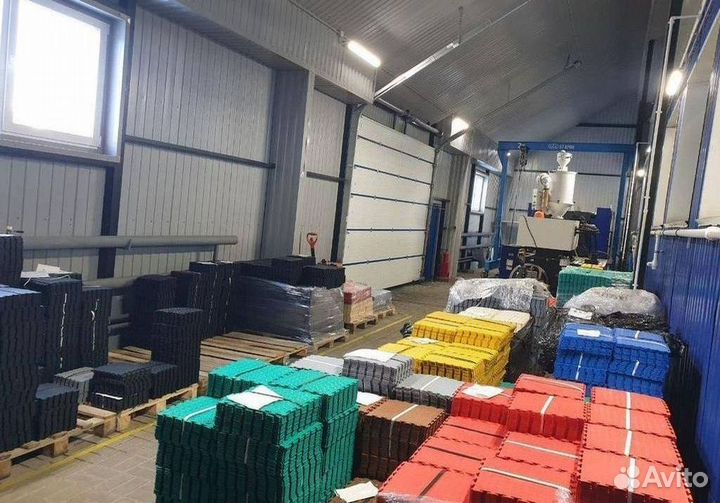 Модульная пвх плитка для склада