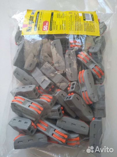 Клемник с рычажками wago