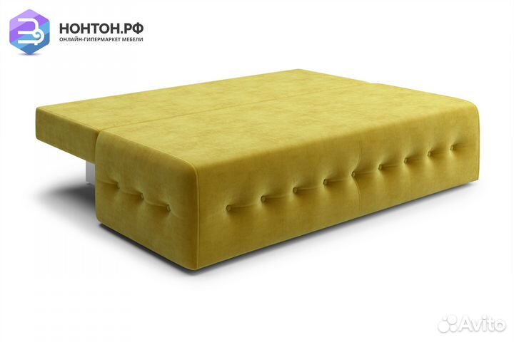 Диван еврокнижка Сити горчичный
