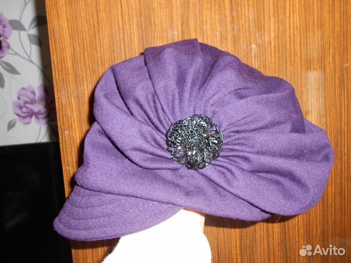Элегантная женская шапочка