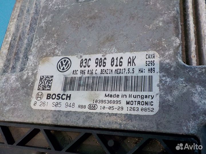 Блок управления двигателем skoda Octavia A5 (1Z) 2