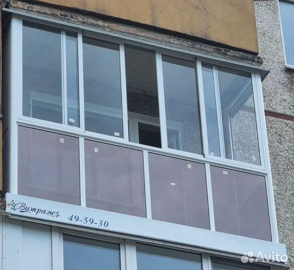 Балкон лоджия остекление