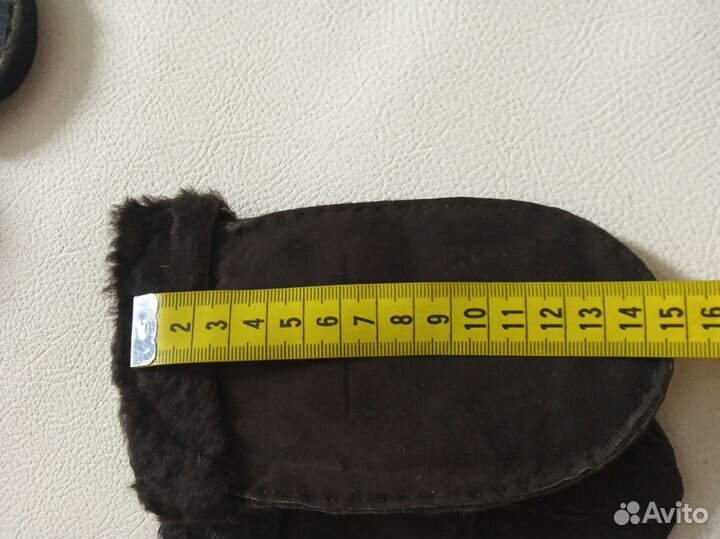 Варежки детские из овчины