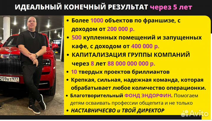 Упакую во франшизу. Масштабирую на 100 городов