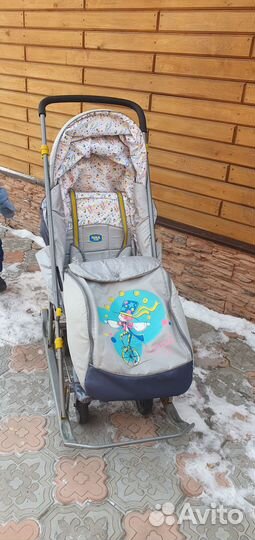 Санки коляска ника