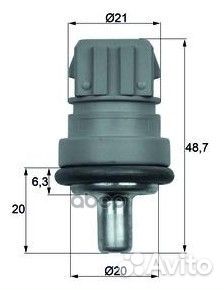 Датчик температуры охлаждающей жидкости VW pass