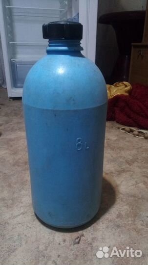 Канистра пластиковая круглая 8 л