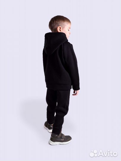 Теплый костюм на флисе для мальчика и девочки