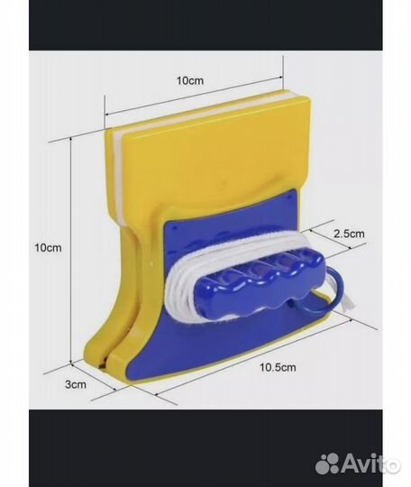 Магнитная щетка для мытья окон