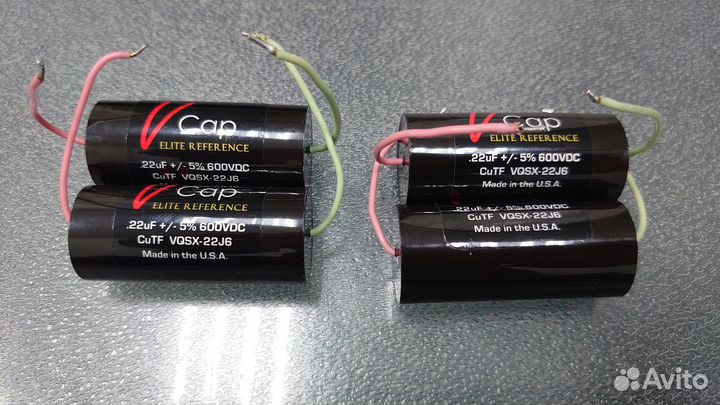 Конденсаторы V-cap CuTf 0.22uF 600V