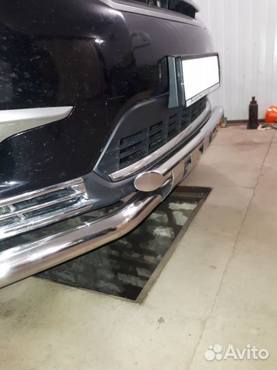 Защита бампера 60/53 мм Toyota Highlander 2010