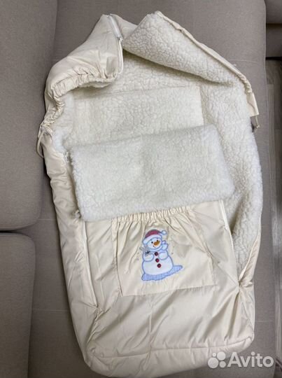 Теплый конверт в коляску