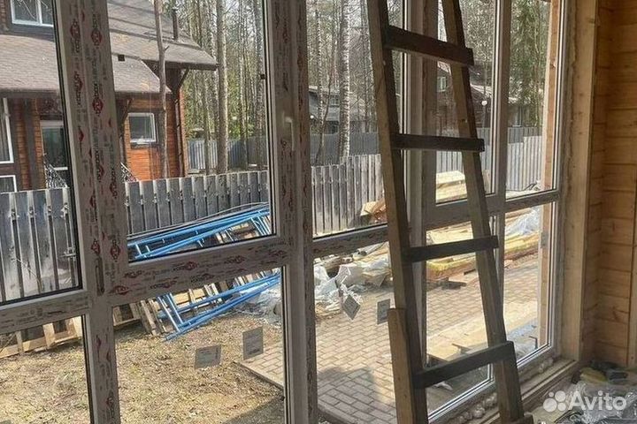 Остекление окон и балконов пвх