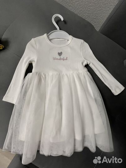 Платье для девочки 80 см