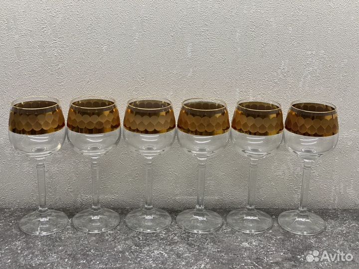 Графин бокал богемия чехословакия