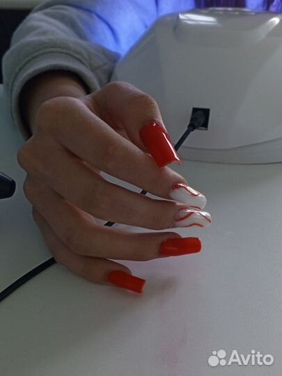 Наращивание ногтей на дому