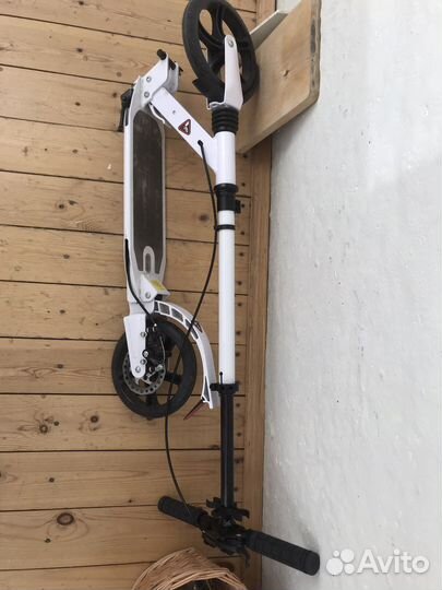 Самокат белый urban scooter