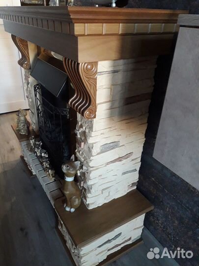 Камин и фонтан