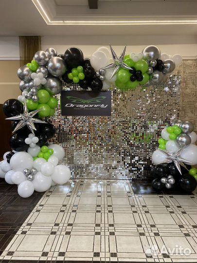 Фотозоны из пайеток