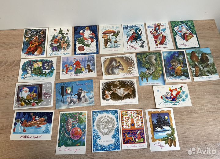 Коллекция новогодних открыток СССР