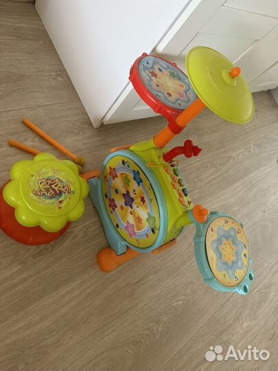 Детский электронный барабан с музыкой