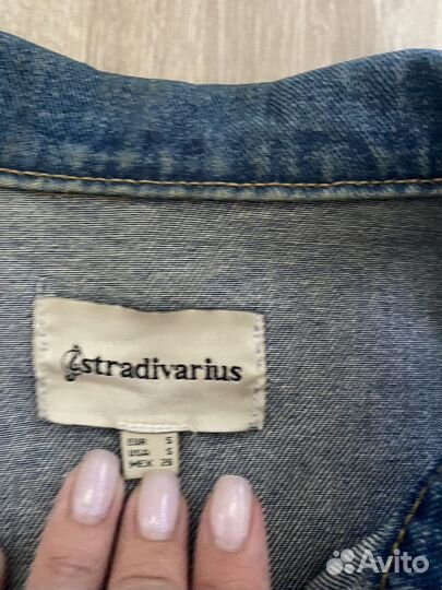 Джинсовая куртка stradivarius